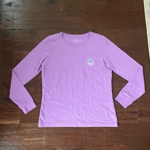Purple vineyard vines long sleeve tee